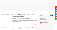 Desktop Screenshot of linuxbabe.com